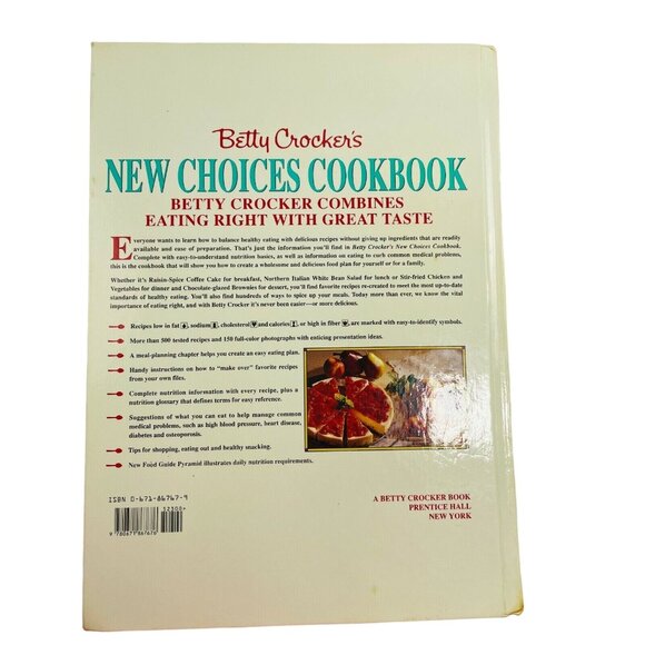 Healthy Cookbook Betty Crocker Recipes 1993 Carolyn B Mitchell Illustrated u Ha - Picture 2 of 7